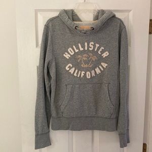Hollister Grey Hoodie, size M